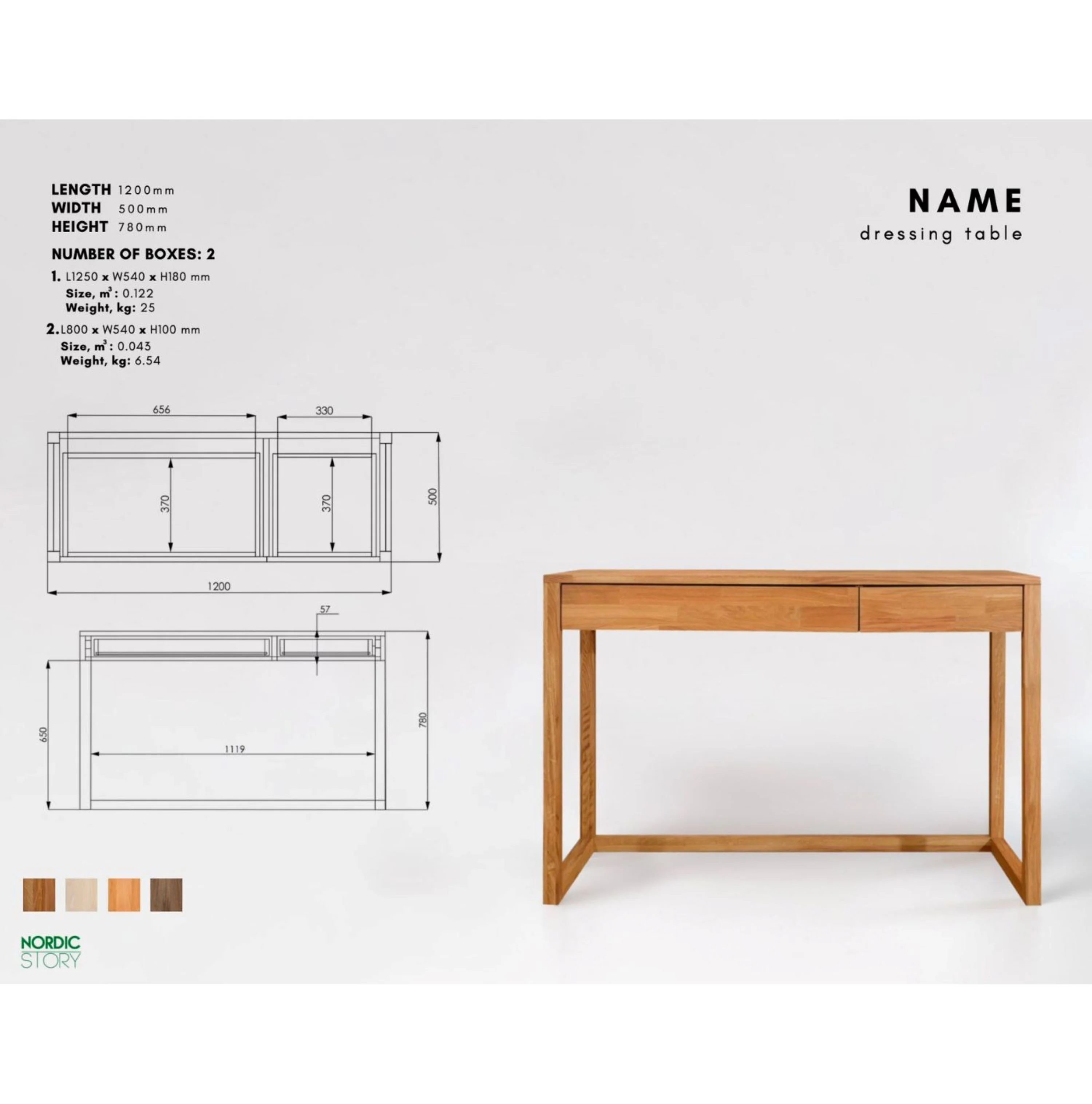 Bureau, kaptafel van massief eikenhout Denemarken | NordicStory - Image 8