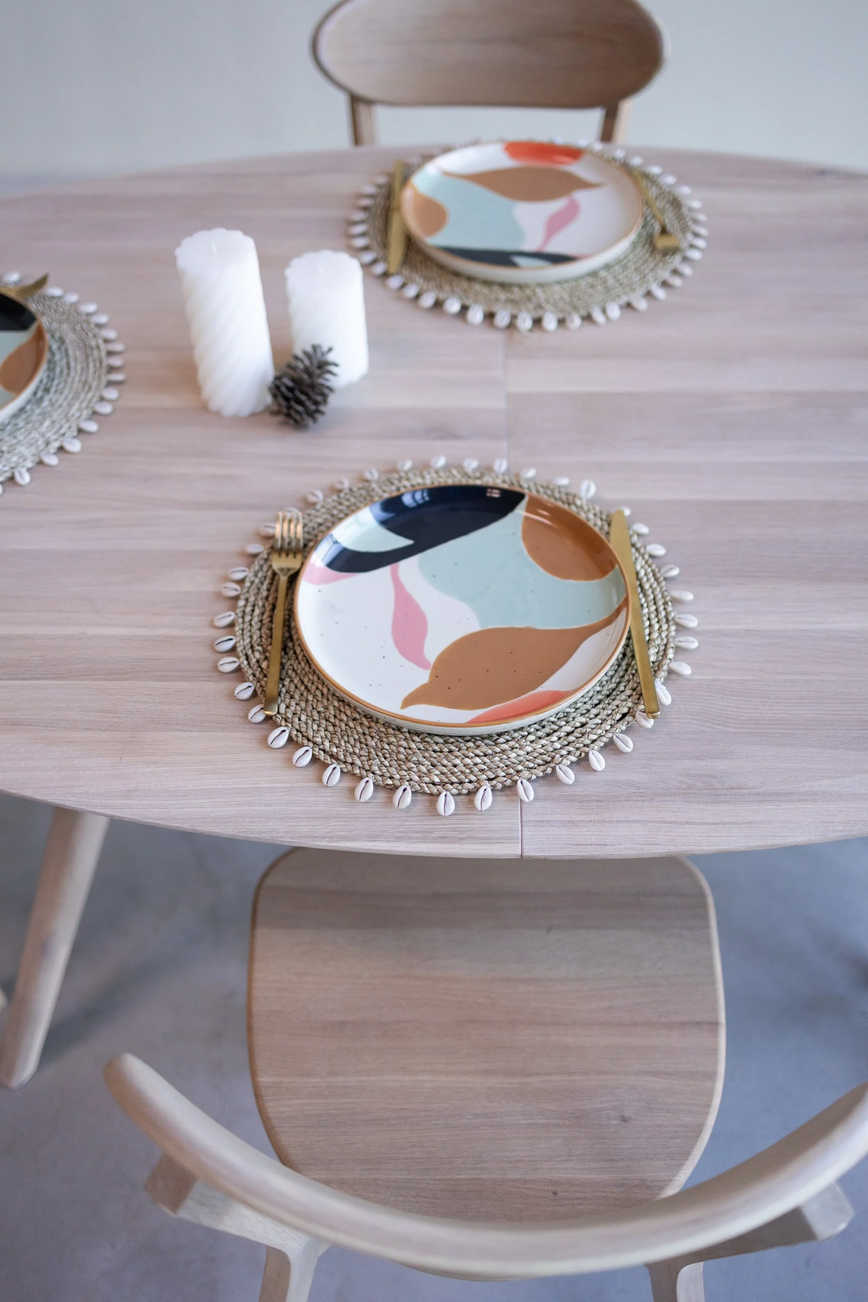 Uitschuifbare eettafel in massief eiken Carmen | NordicStory - Image 14