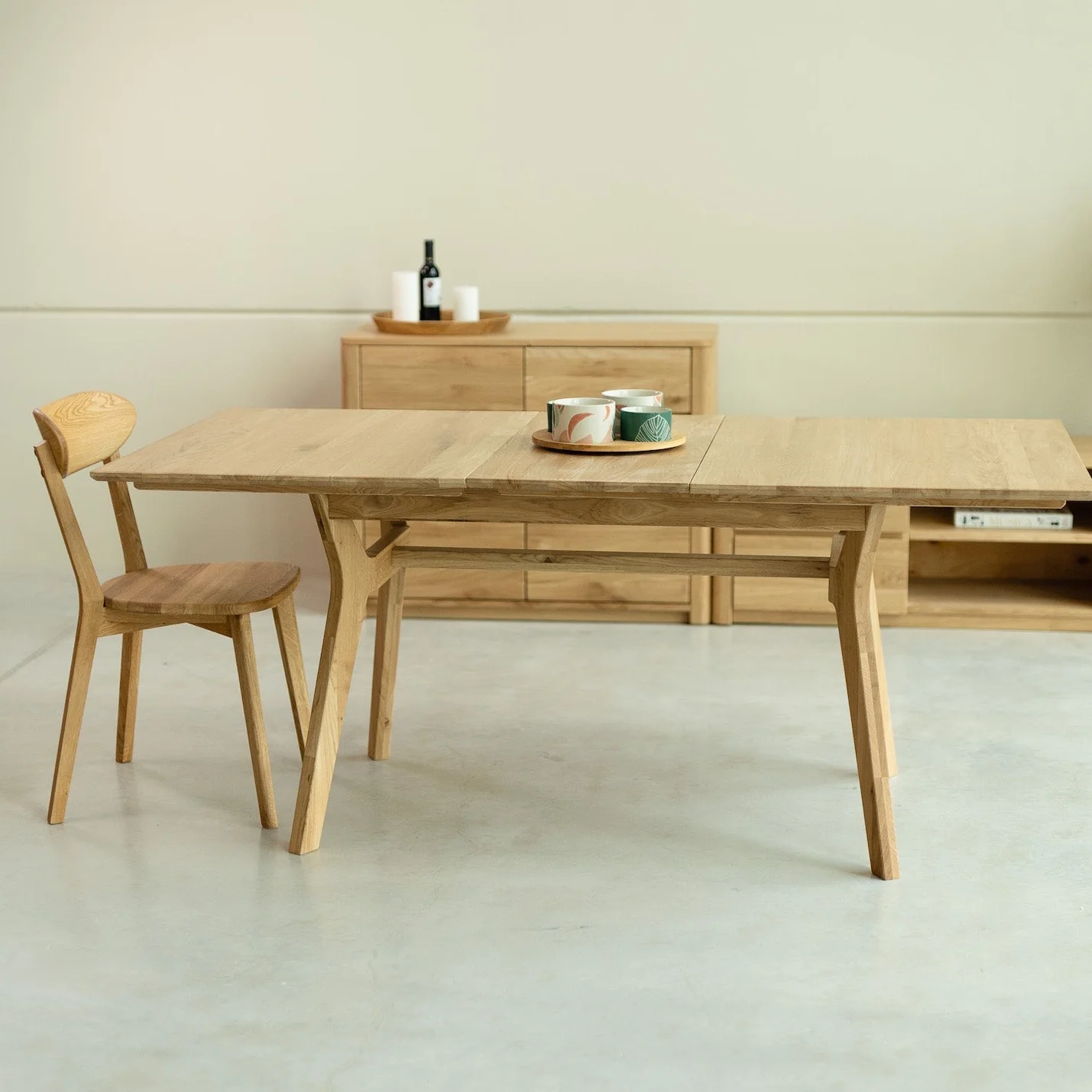 Massief eiken uitschuifbare eettafel Harold | NordicStory - Image 3