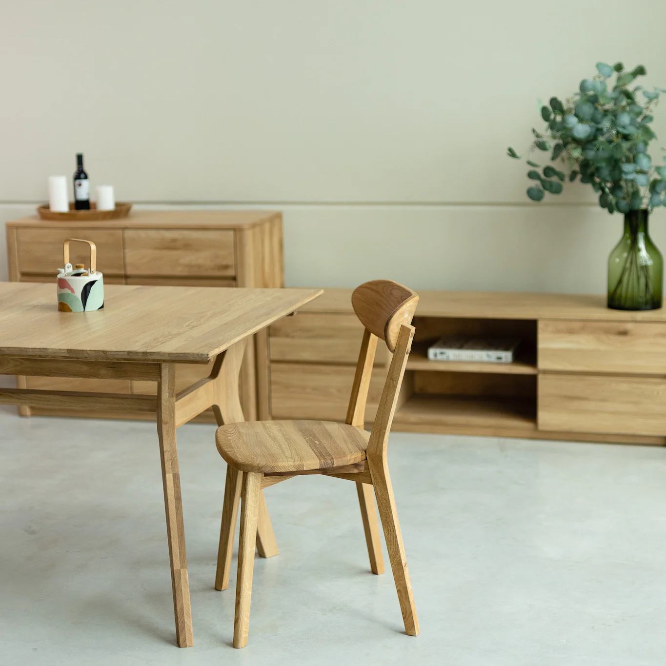 Massief eiken uitschuifbare eettafel Harold | NordicStory - Image 4