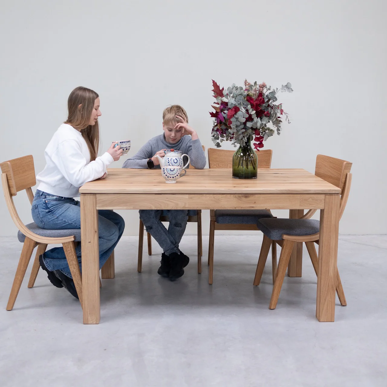 Uitschuifbare eettafel van massief eikenhout L2 | NordicStory - Image 11