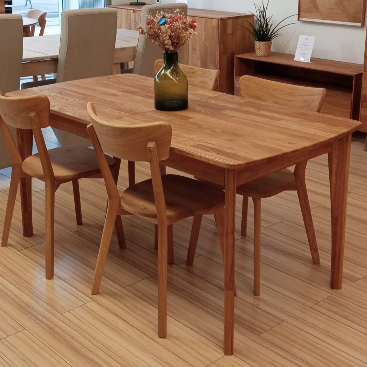 Uitschuifbare eettafel in massief eiken Monty | NordicStory - Image 14