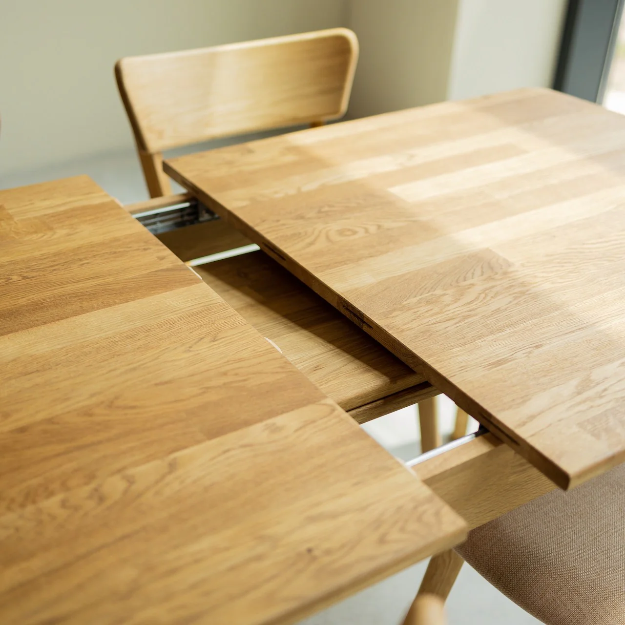 Uitschuifbare eettafel in massief eiken Monty | NordicStory - Image 5