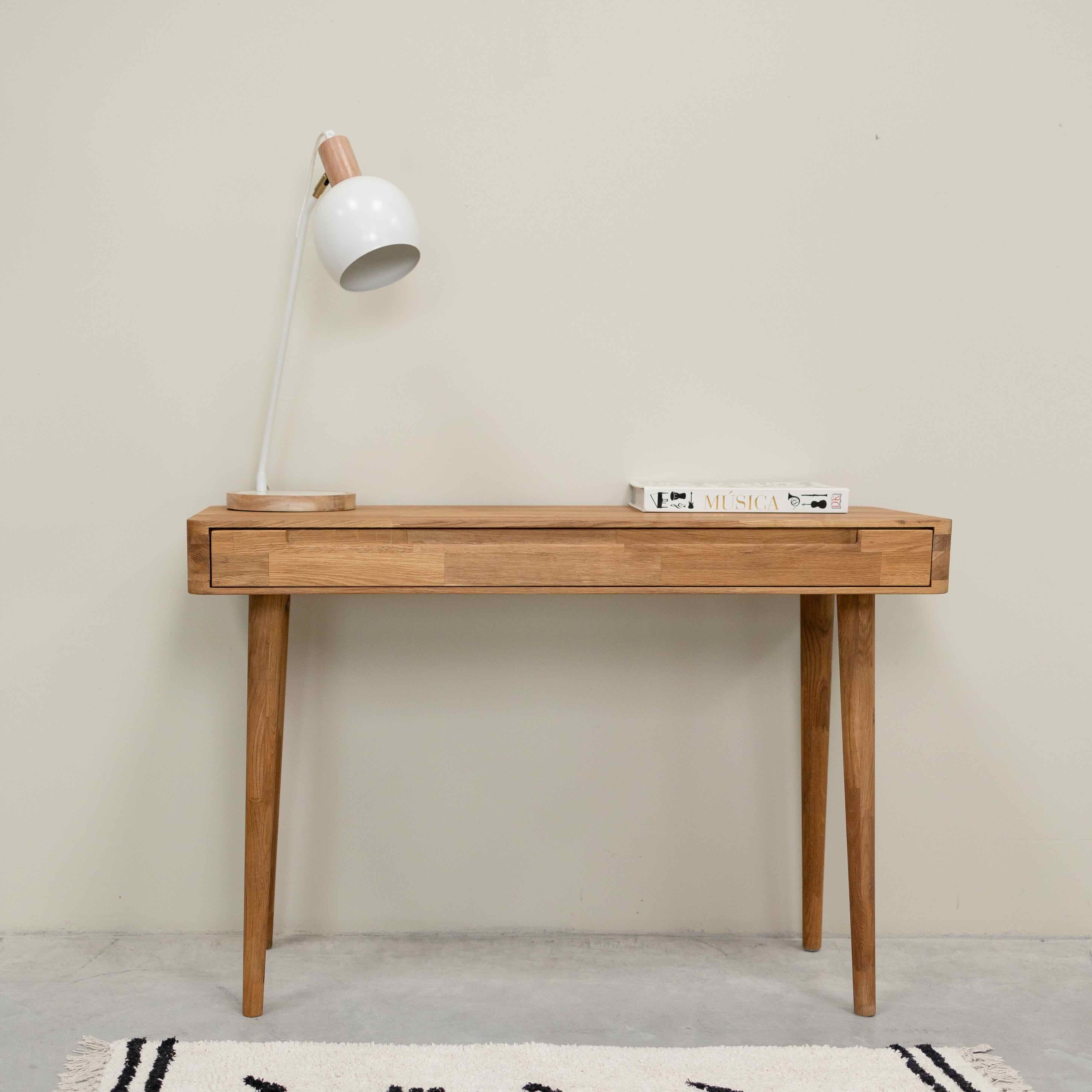 Escandi massief eikenhouten bureau | NordicStory - Image 6