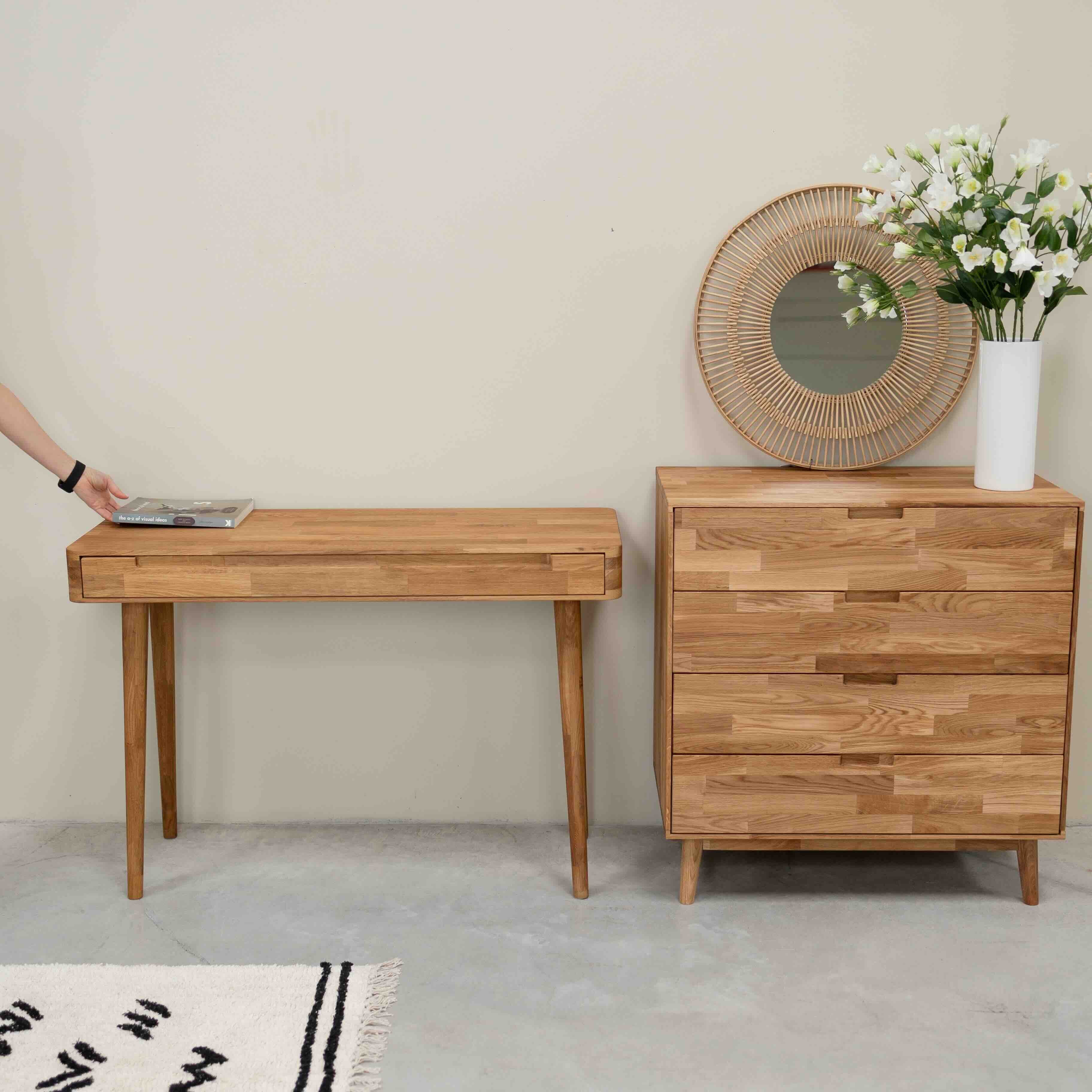 Escandi massief eikenhouten bureau | NordicStory - Image 7
