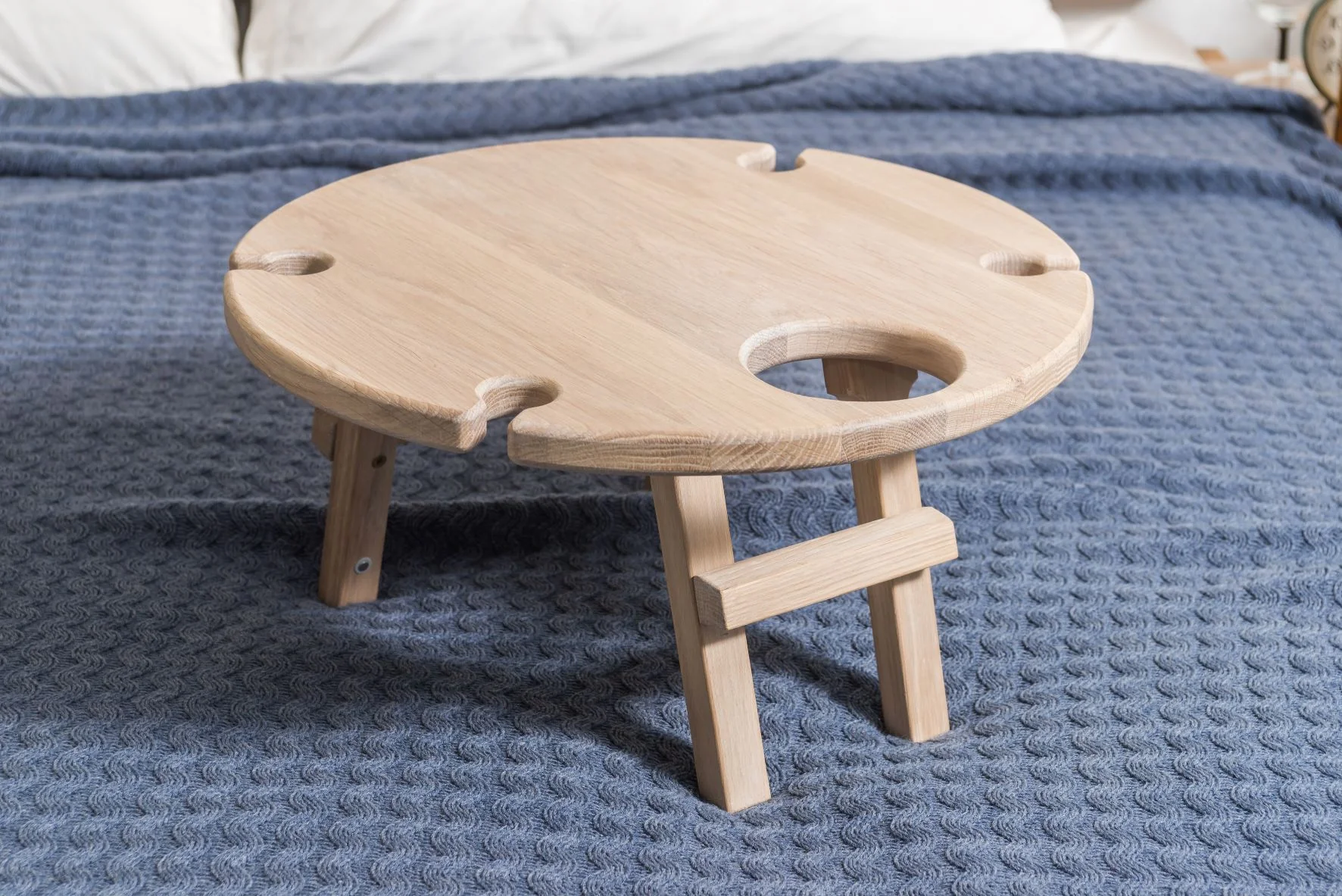 Inklapbare mini wijntafel van massief eikenhout | NordicStory - Image 6