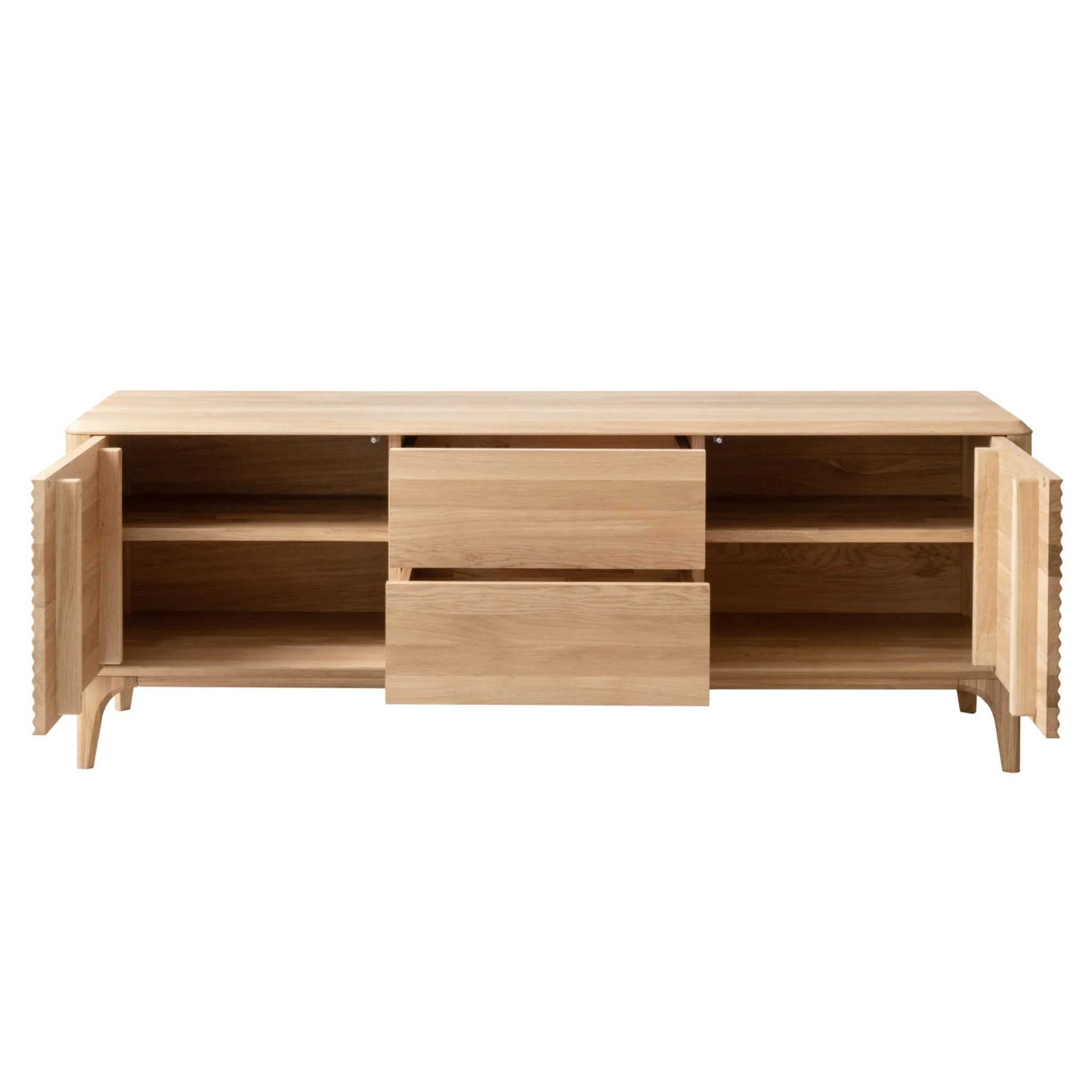 TV-meubel van massief eikenhout Oxford | NordicStory - Image 3