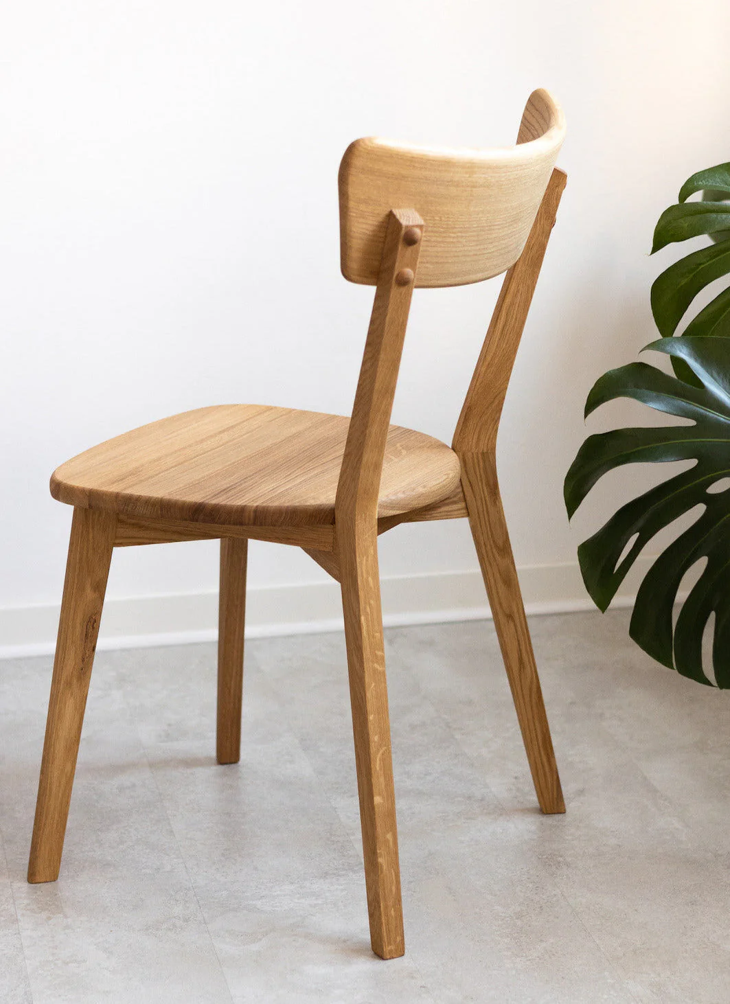 Set van 2 of 4 massief eiken eetkamerstoelen Diana | NordicStory - Image 7