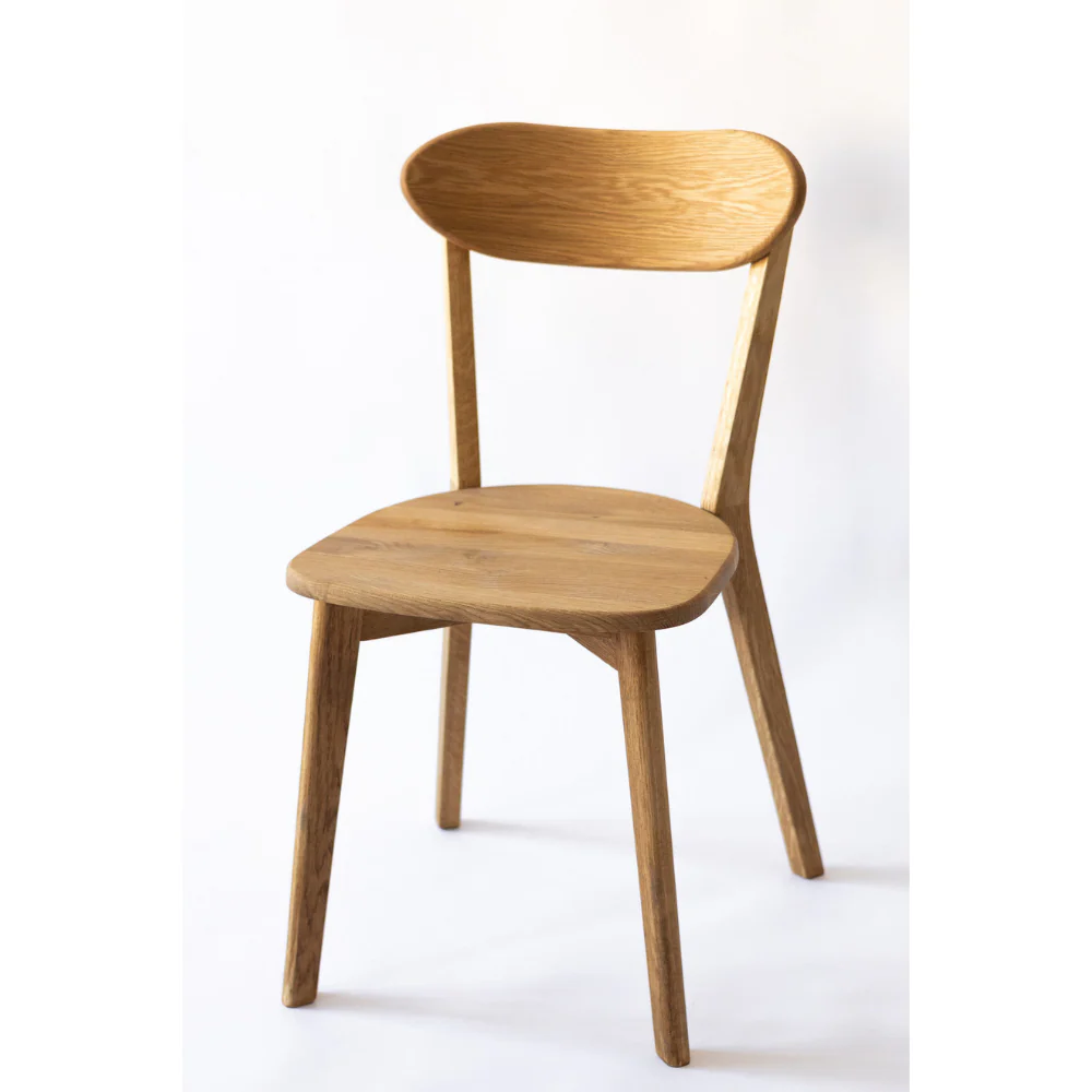 Set van 2 of 4 massief eiken eetkamerstoelen Isku | NordicStory - Image 12