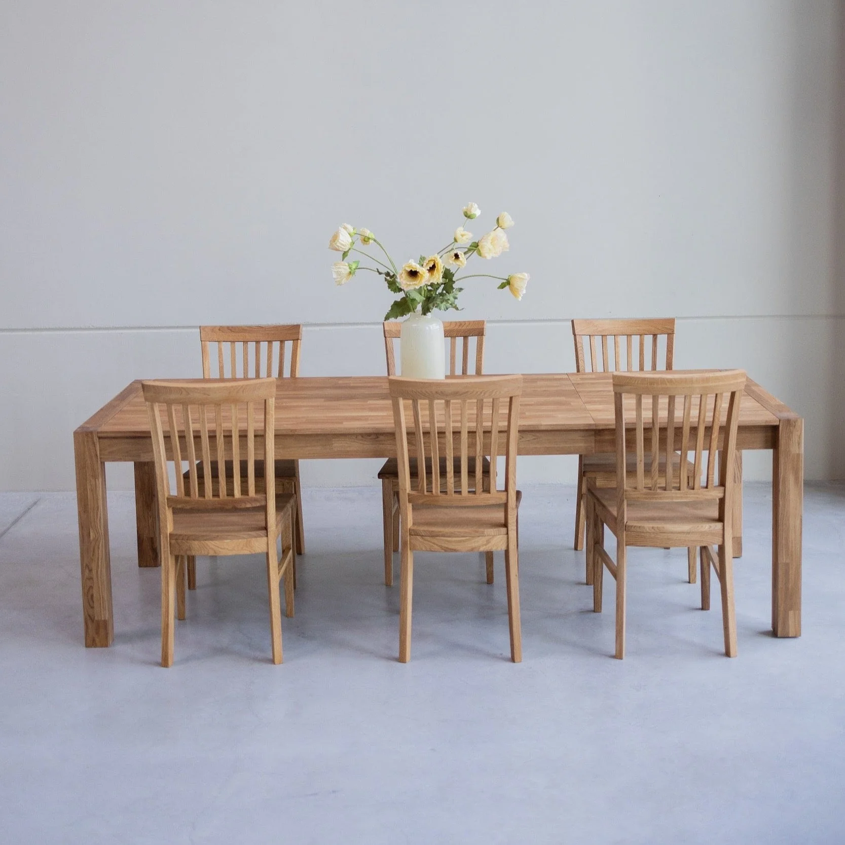 Set van 2 of 4 massief eikenhouten eetkamerstoelen Provance | VESKOR - Image 12