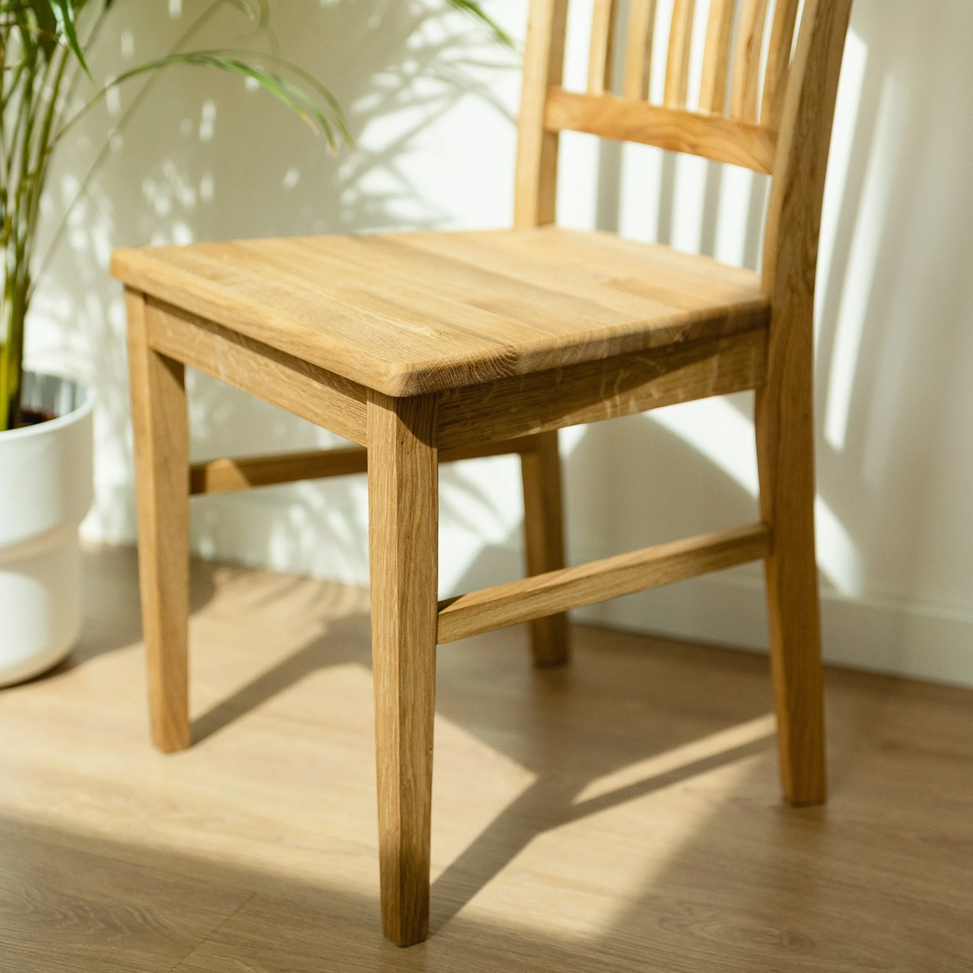 Set van 2 of 4 massief eikenhouten eetkamerstoelen Provance | VESKOR - Image 3