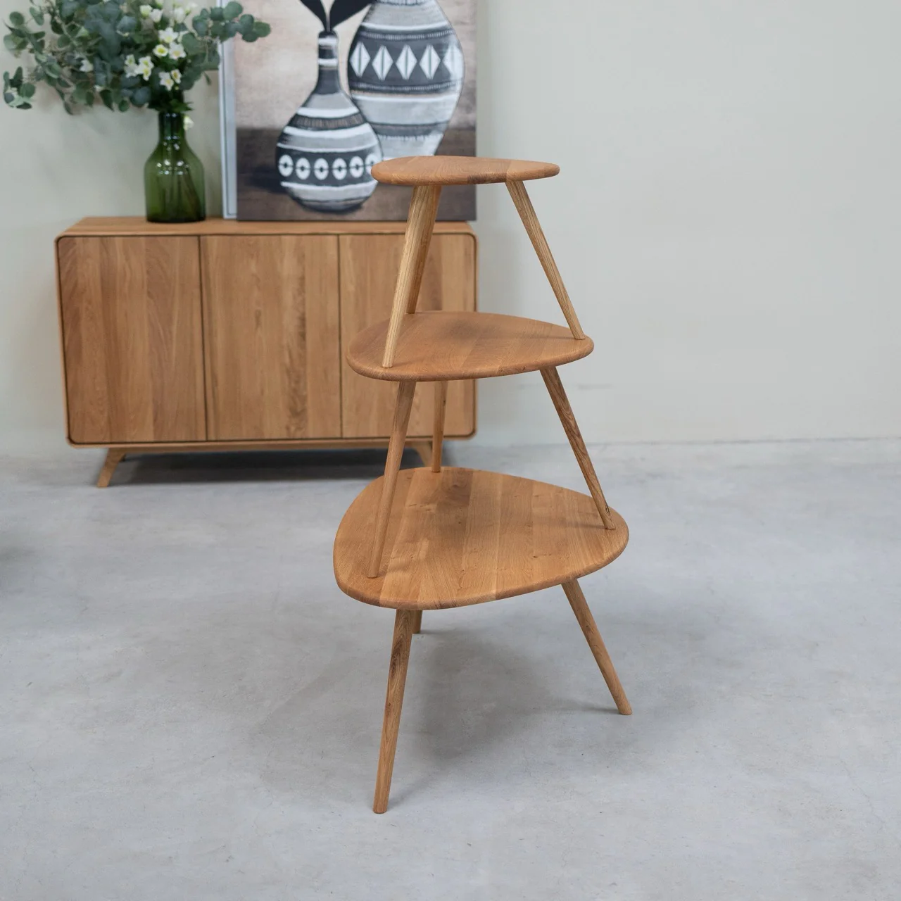 Set van 3 stapelbare salontafels in massief eiken Geneva | NordicStory - Image 7