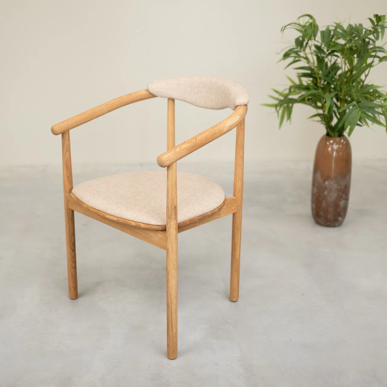 Set van 2 of 4 Lord-eetkamerstoelen, frame van massief eikenhout | NordicStory - Image 11
