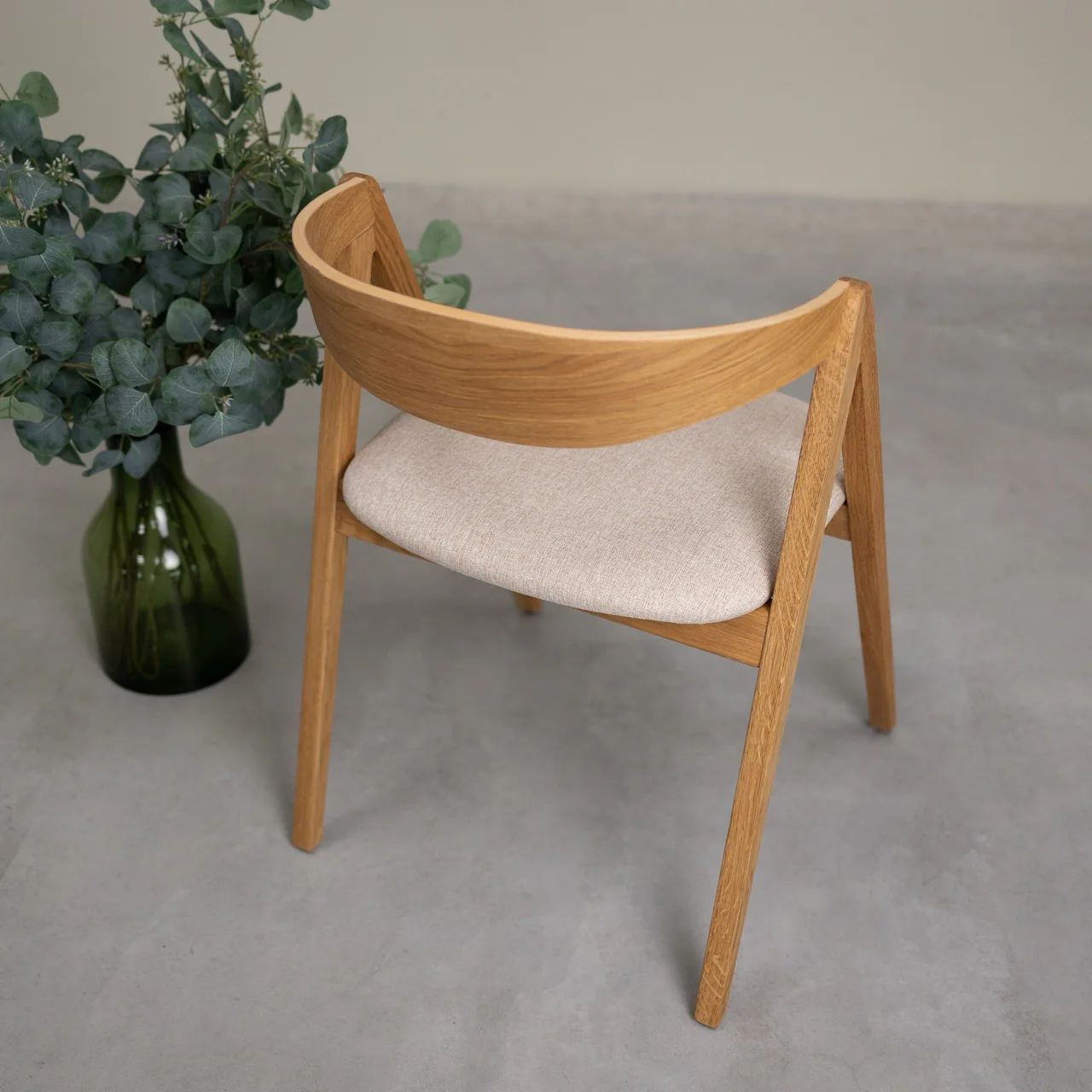 Set van 2 of 4 Oscar massief eiken eetkamerstoelen, gestoffeerd | VESKOR - Image 16