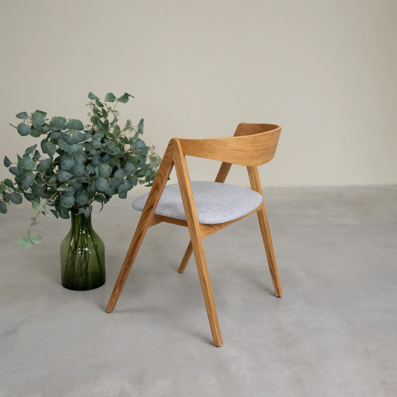 Set van 2 of 4 Oscar massief eiken eetkamerstoelen, gestoffeerd | VESKOR - Image 18