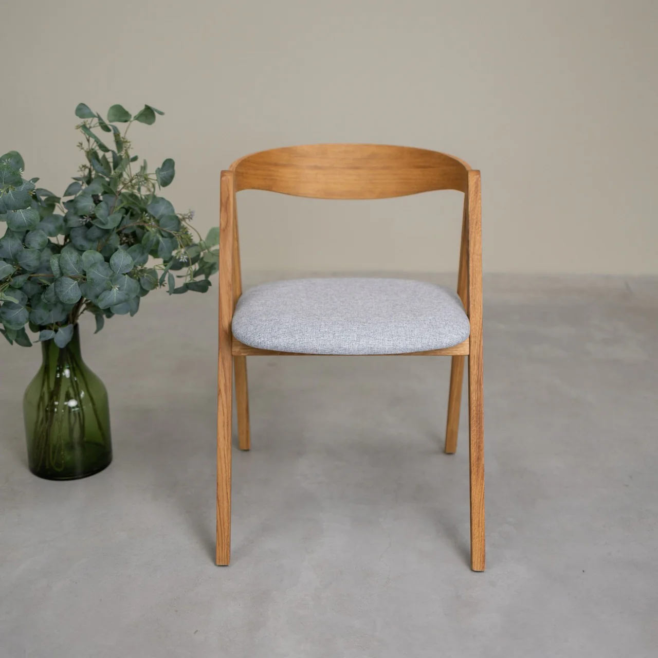 Set van 2 of 4 Oscar massief eiken eetkamerstoelen, gestoffeerd | VESKOR - Image 20