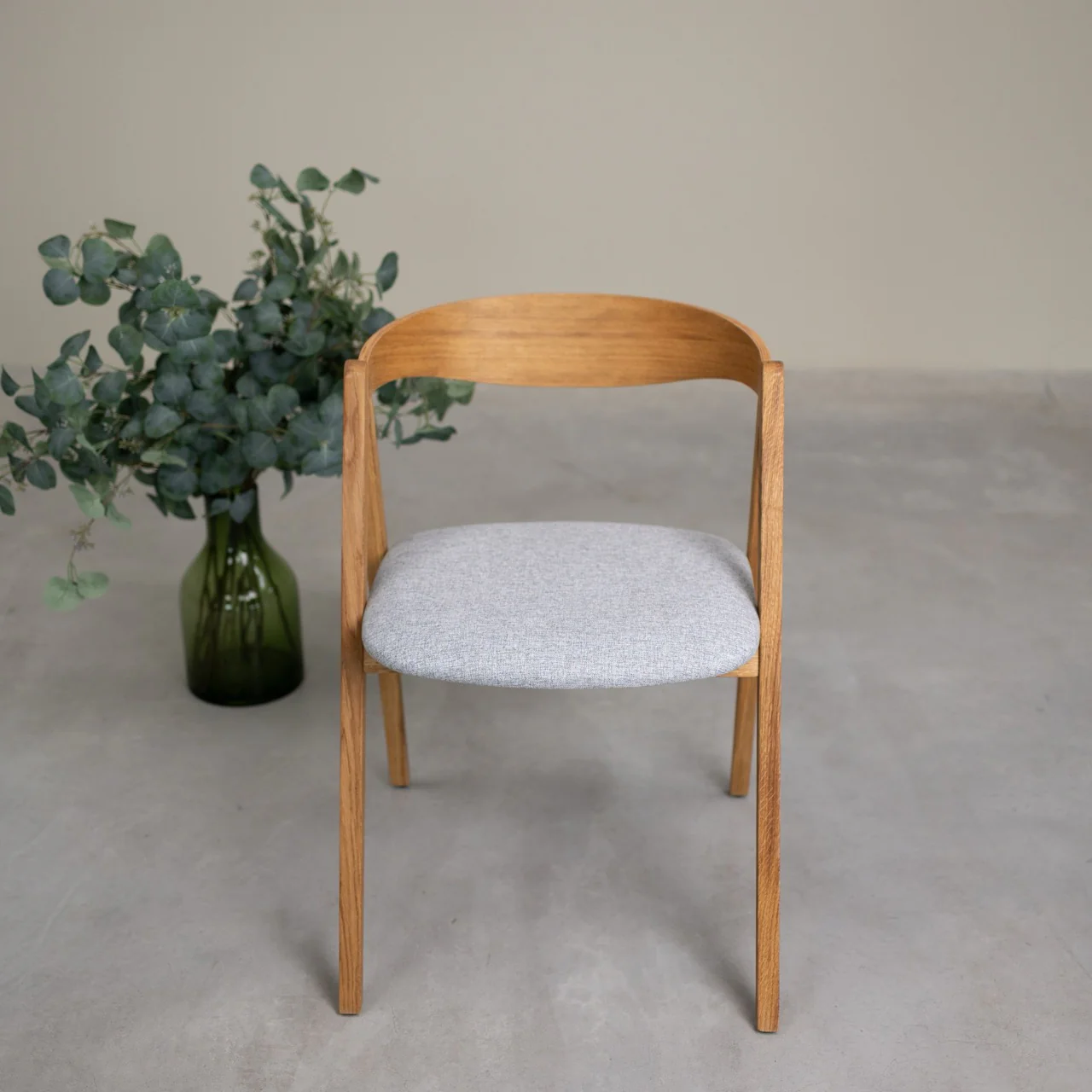 Set van 2 of 4 Oscar massief eiken eetkamerstoelen, gestoffeerd | VESKOR - Image 23