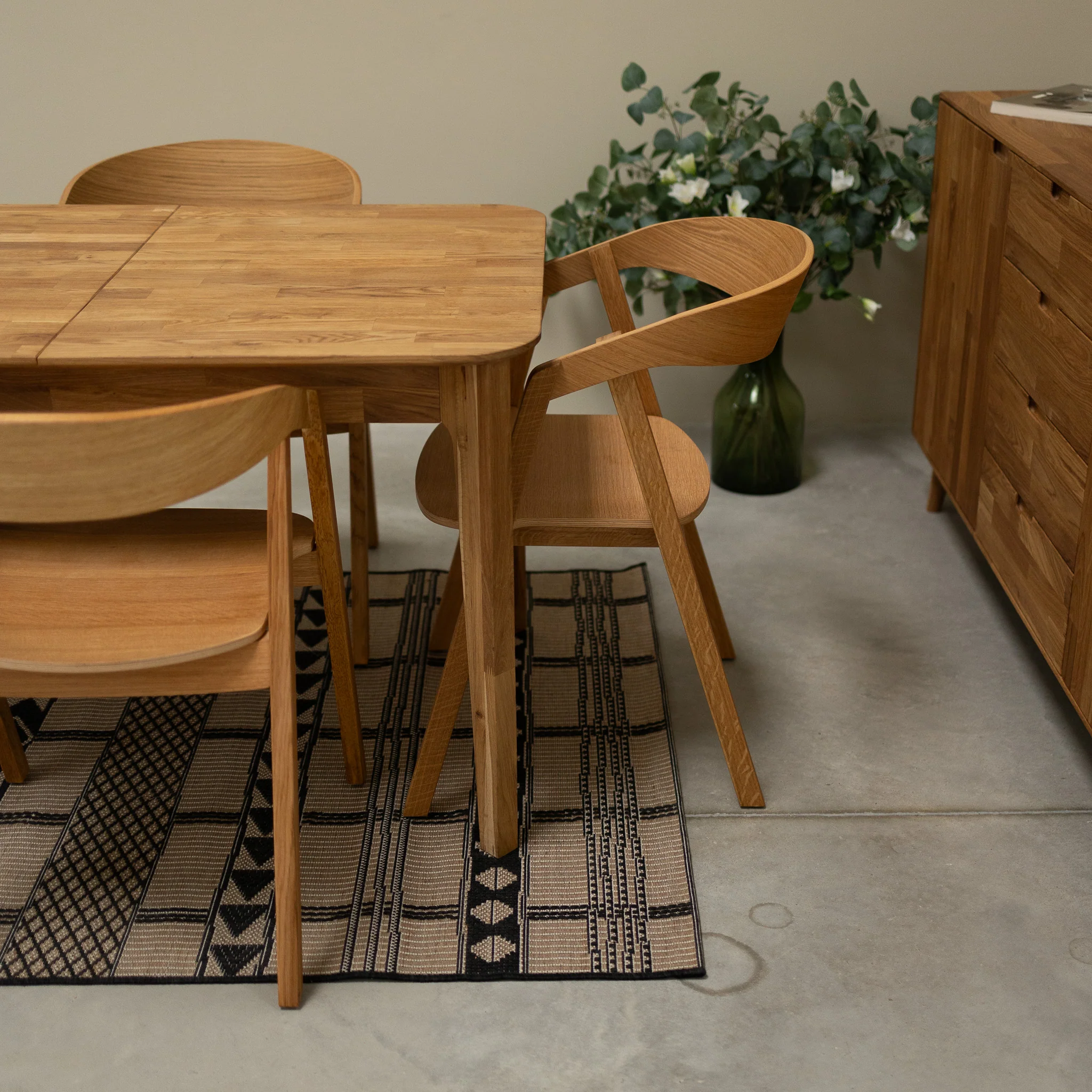 Set van 2 of 4 Knut massief eiken eetkamerstoelen | VESKOR - Image 3