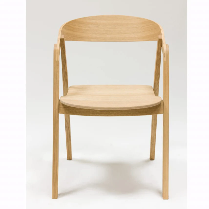Set van 2 of 4 Knut massief eiken eetkamerstoelen | VESKOR - Image 6