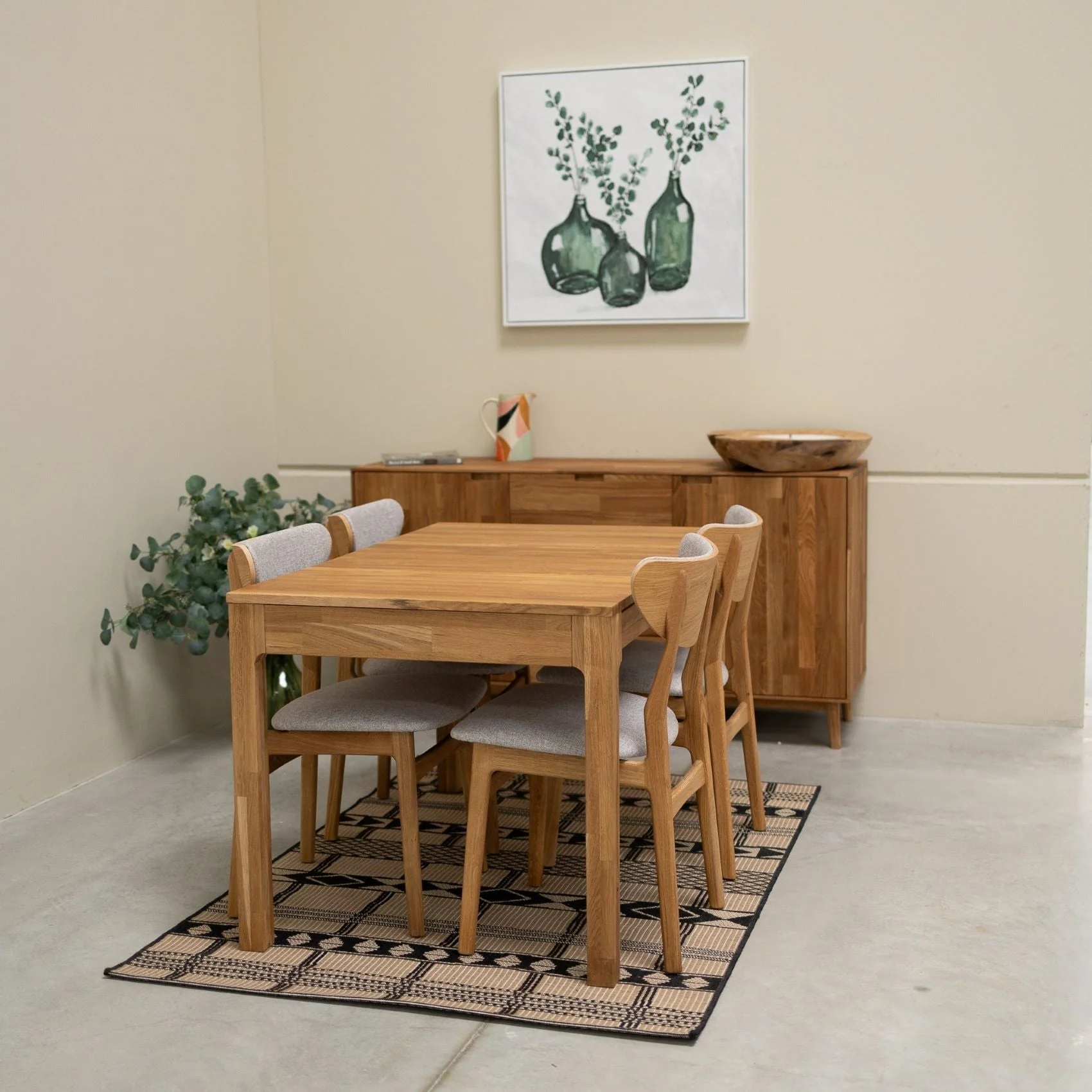 Set van 2 of 4 Maxwell eetkamerstoelen van massief eikenhout, gestoffeerd | VESKOR - Image 7