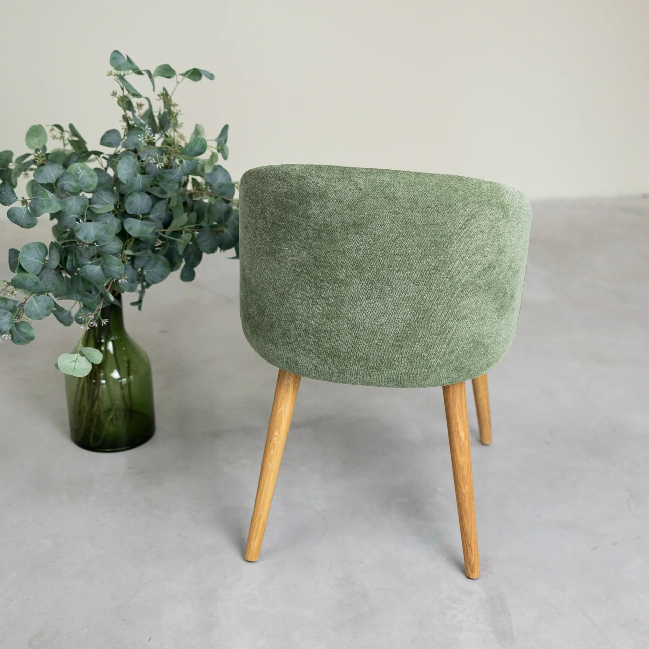 Massief eiken armstoel Ana met bekleding | VESKOR - Image 21