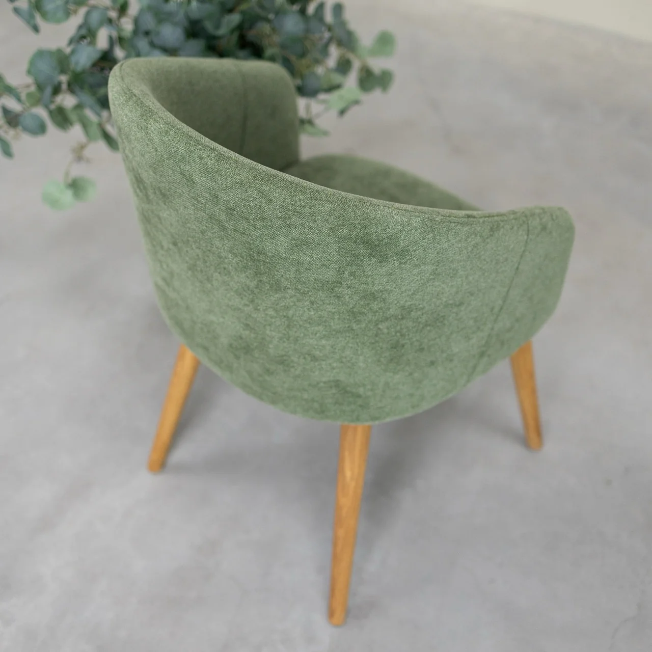 Massief eiken armstoel Ana met bekleding | VESKOR - Image 22