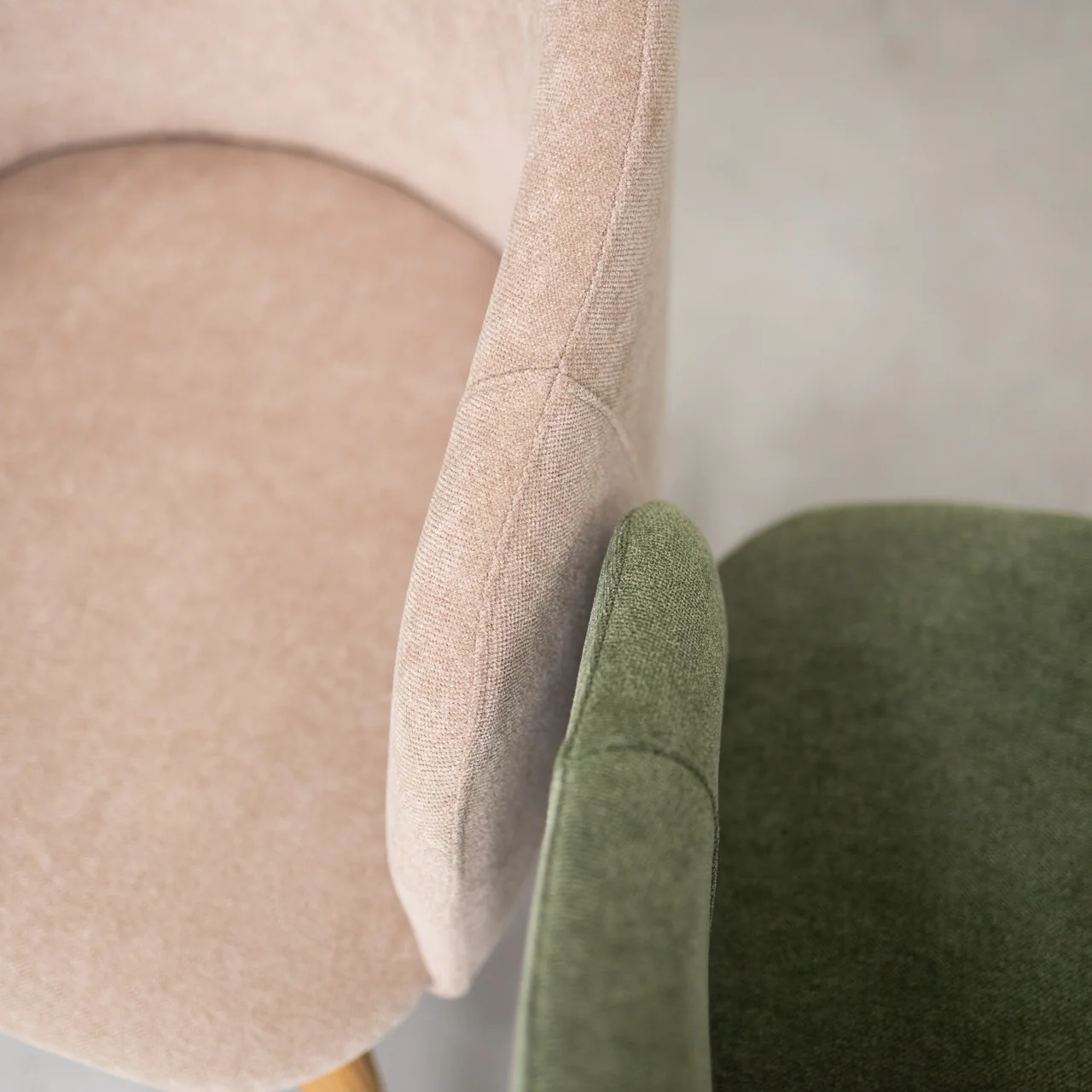 Massief eiken armstoel Ana met bekleding | VESKOR - Image 25
